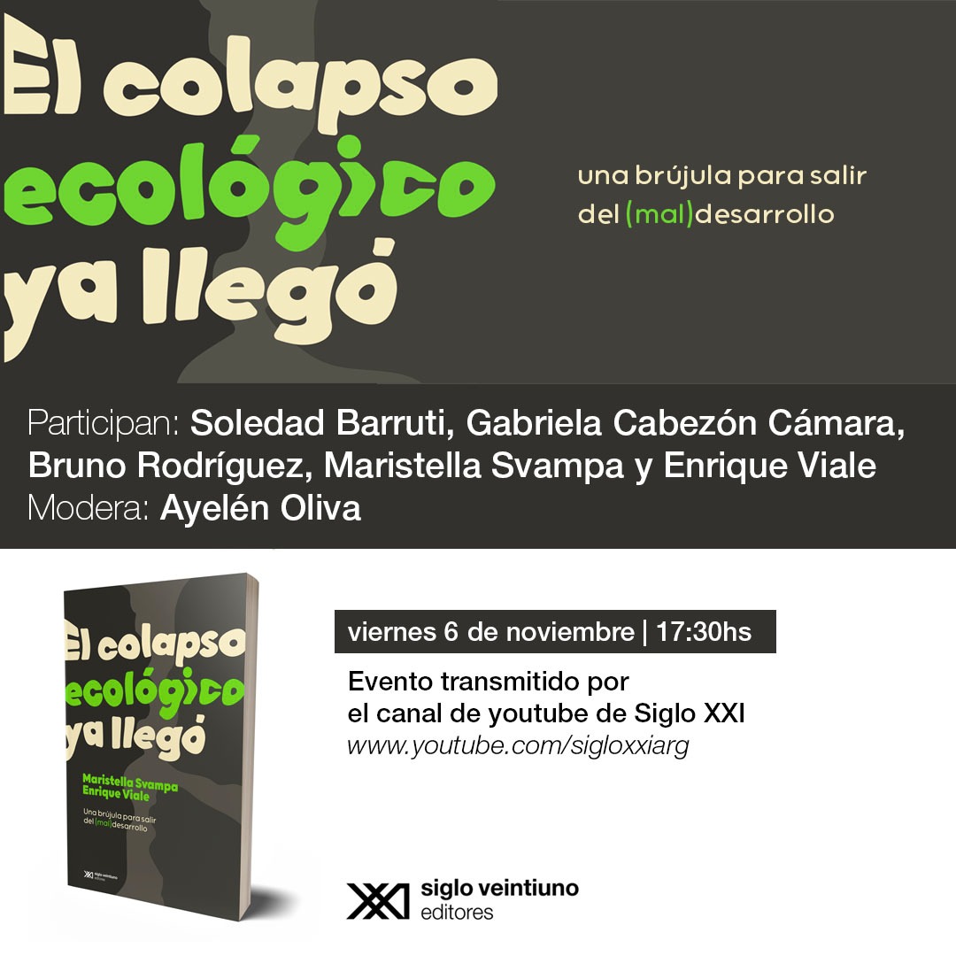 Presentación libro «El colapso ecológico ya llegó»